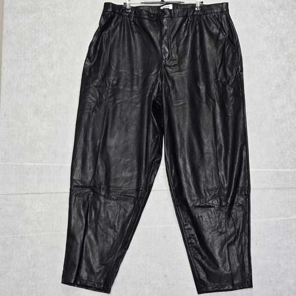 Juicy Couture Pants - Juicy Couture Womens Faux Leather Pants Black JC299B RRLP Plus Size 18W NWT
